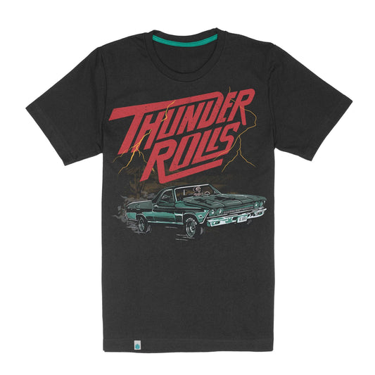 Thunder Rolls T-Shirt: Vintage Black / XX-Large