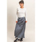 Satin Maxi Skirt