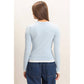 Layered Effect Long Sleeve Top