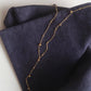Brisse 18K Gold Non-Tarnish Dressy Beaded Y Lariat Necklace