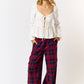 Red Plaid PJ Pantas