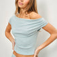 DEVIN OFF SHOULDER STRIPED TOP