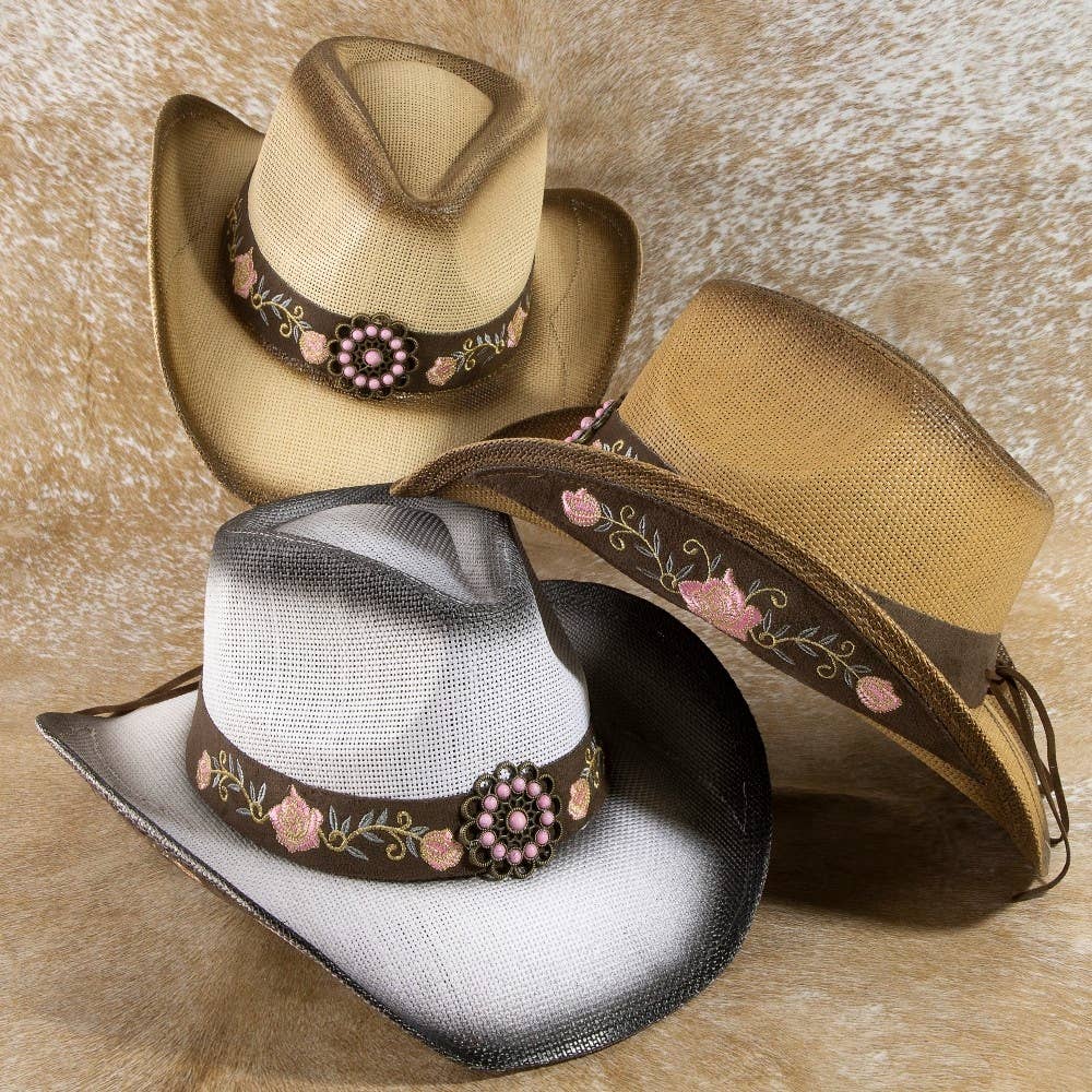 Embroidered Cowboy Hat