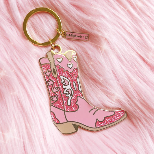 Cowgirl Boot Keychain