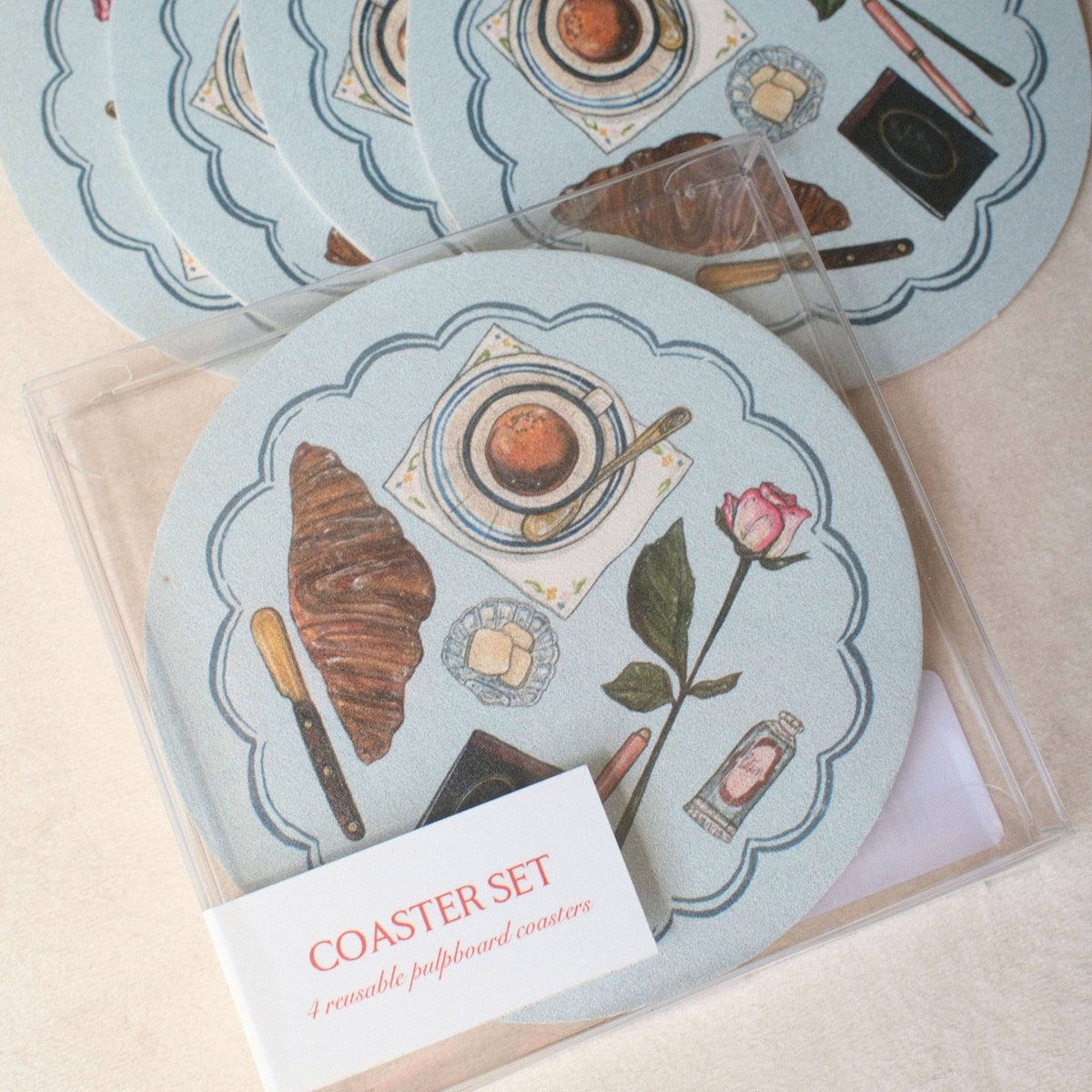 Good Morning! Coaster Set of 4