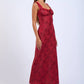 Satin Ruched Bust Sleeveless Open Back