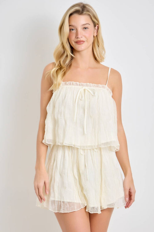 Lace Ruffle Top