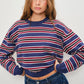 POSY STRIPED SWEATER