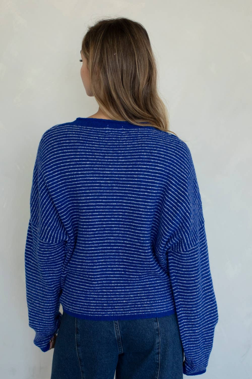 Piper Cardigan - Pin Striped