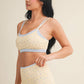 Ditsy Print Double Layered Sports Bra