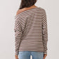 Off The Shoulder Stripe Top
