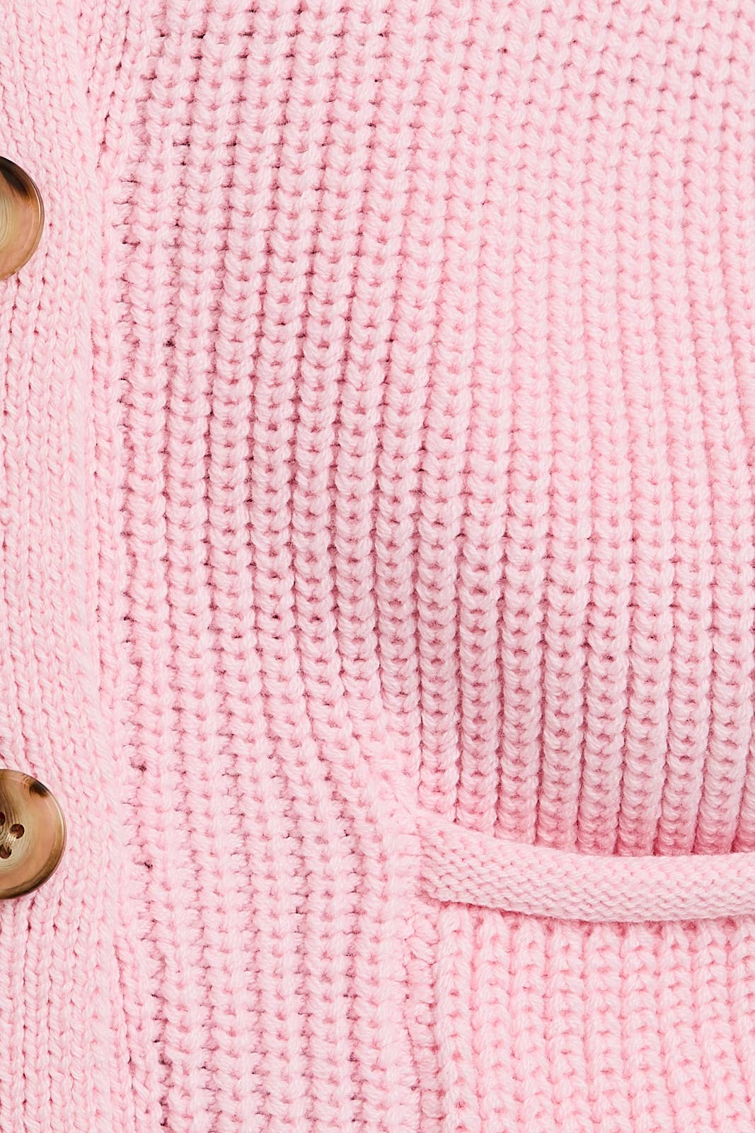 Pink Button Knit Sweater Vest