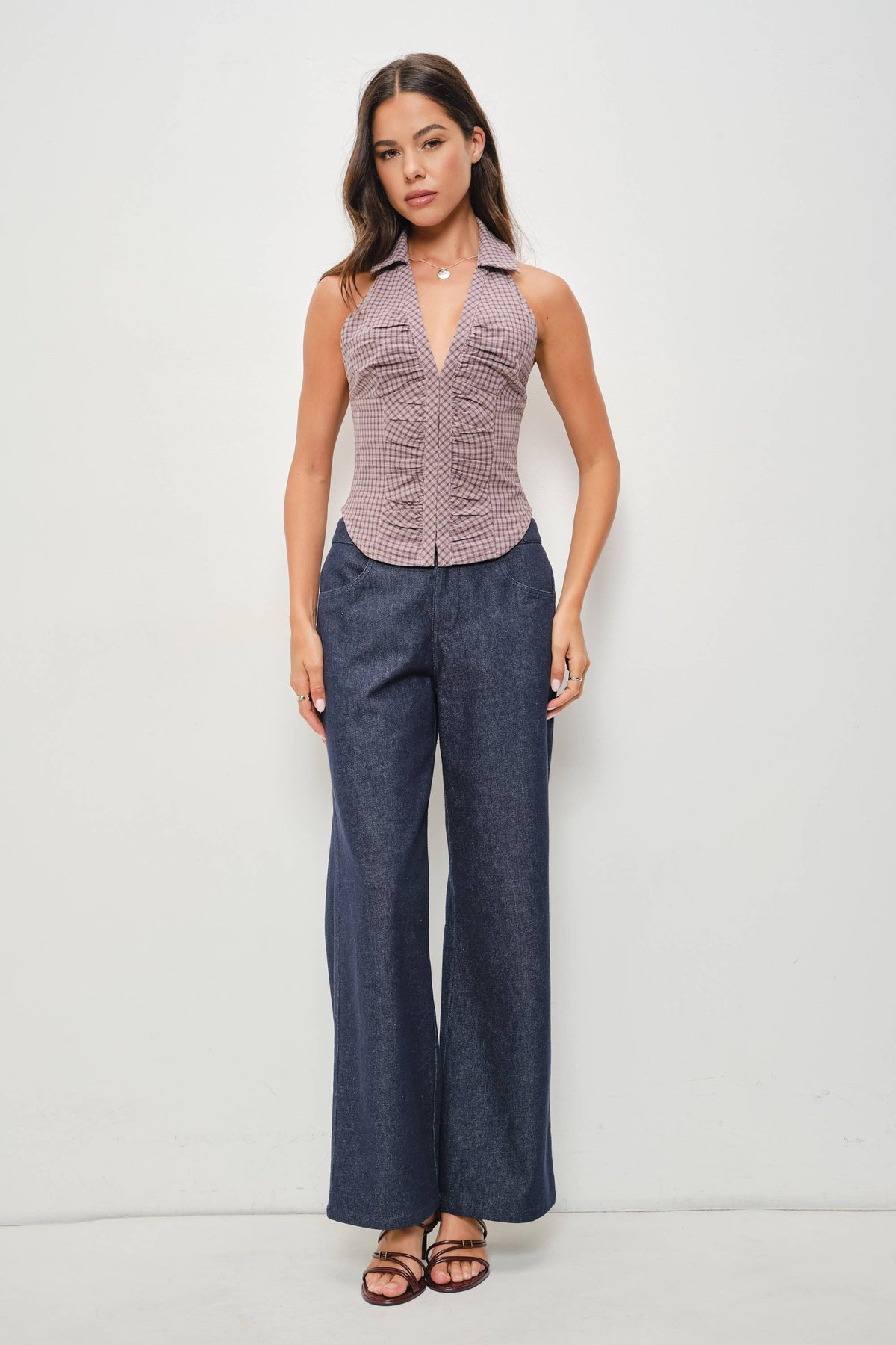 MARGOT HALTER NECK TOP