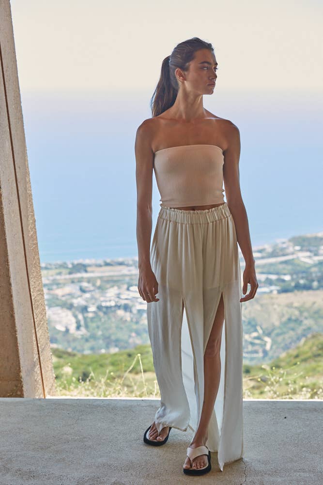 Seamless Ribbed Tube Top