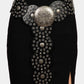 Faux Leather Western Bohemian Disc Belt