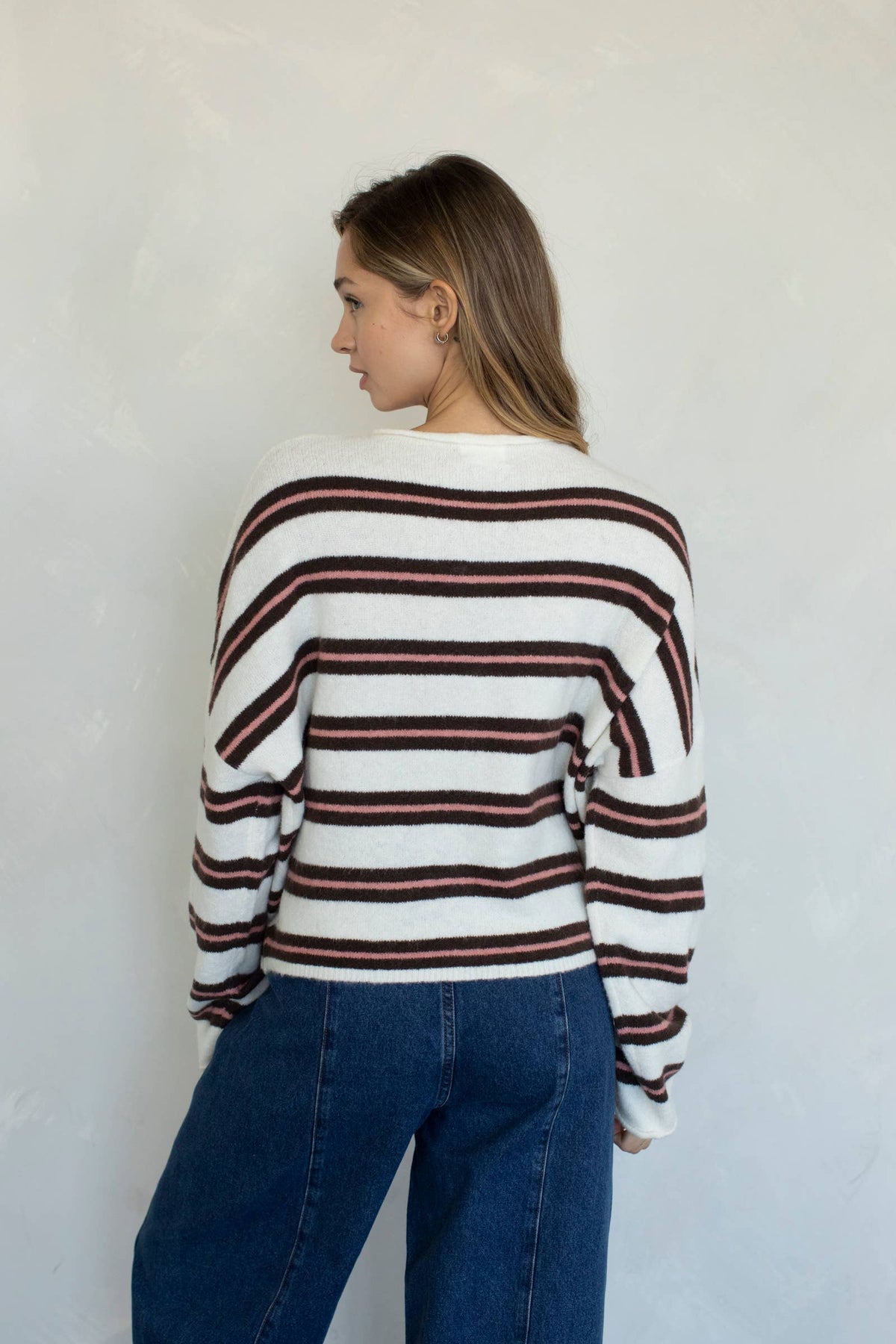Piper Cardigan - Varsity Stripe