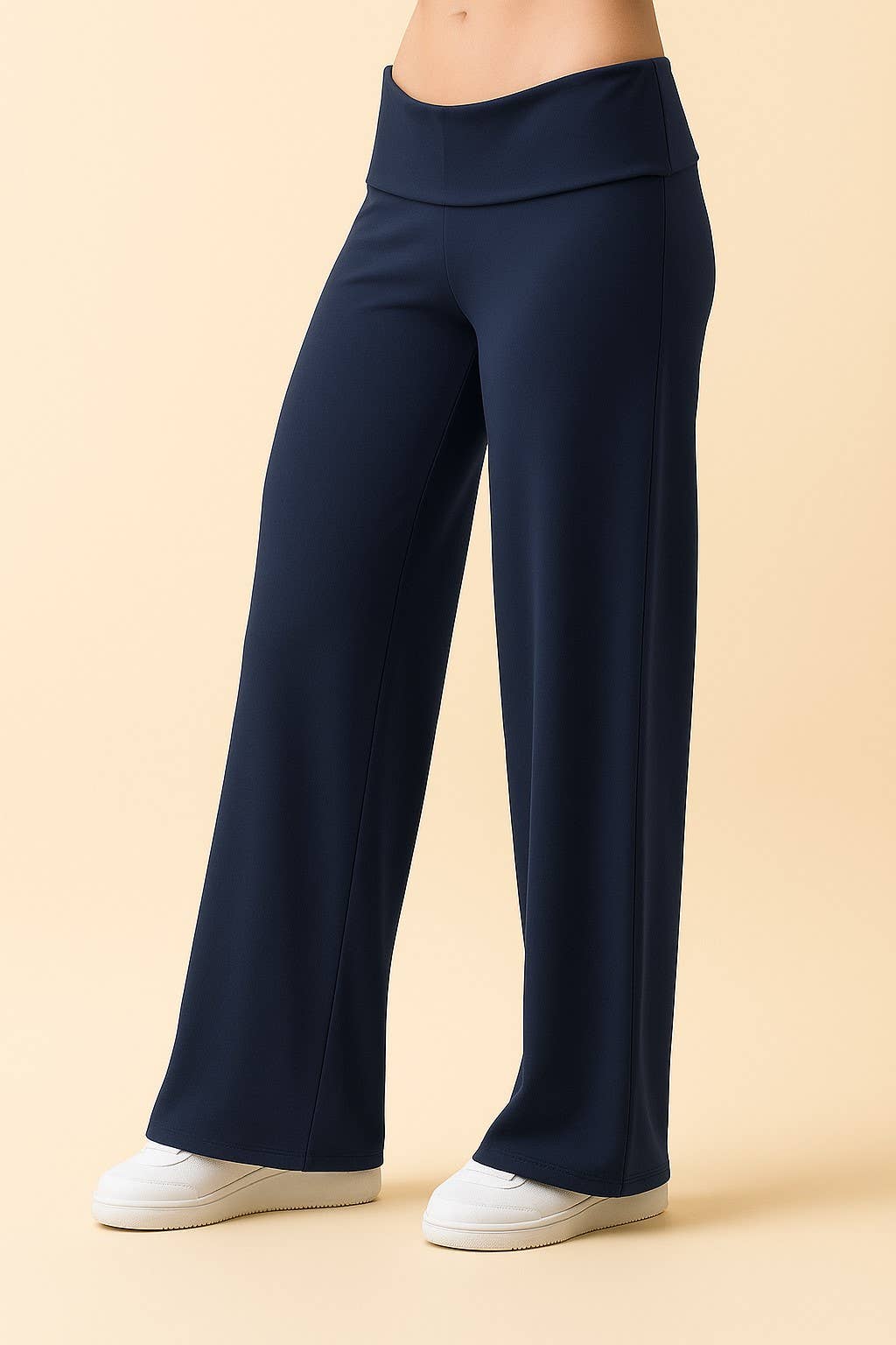Soft Wide Fold Over Pants