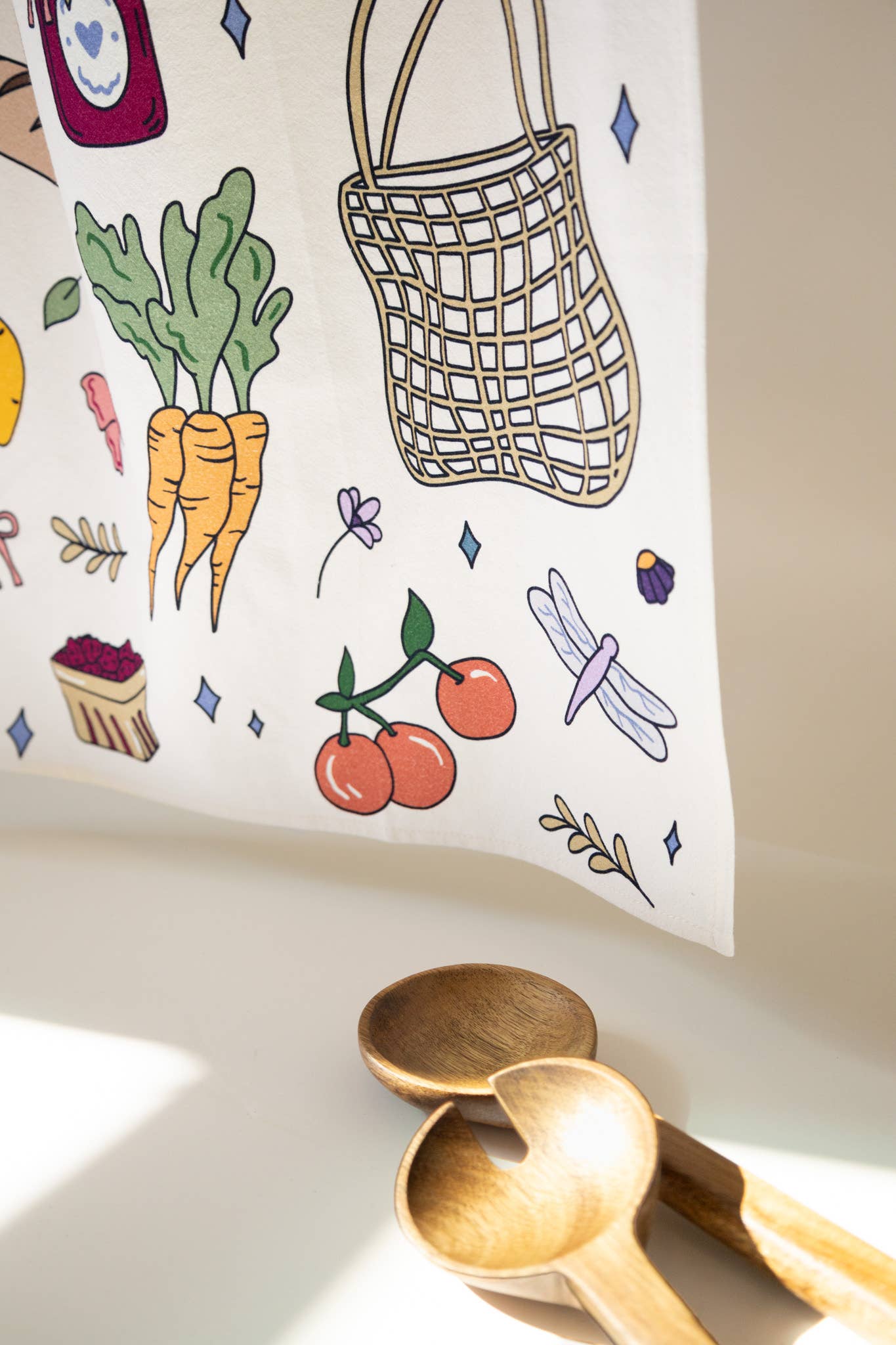 Farmers Market Tea Towel | 100% cotton