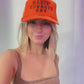 Cowboy's Cry-Orange Trucker Hat