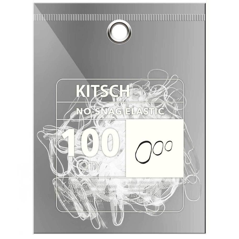 No-Snag Elastic 100 pc - Clear