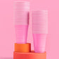 Matte Pink Cups