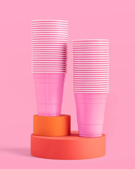 Matte Pink Cups