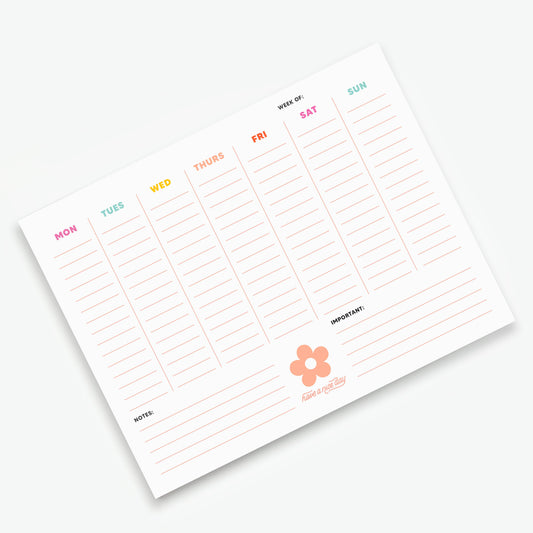 Simply Weekly Notepad