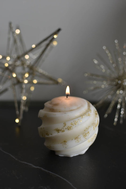 Bola de navidad vela