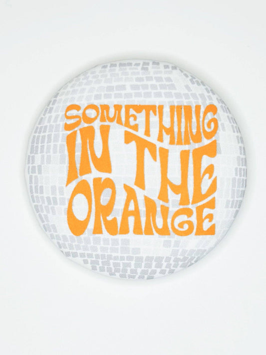 Something Orange Disco Button