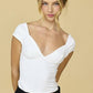 Slim Fit V-neck Top