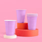 Lavender Party Plastic Disposable Cups