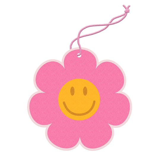 Flower Smiley Face Air Freshener