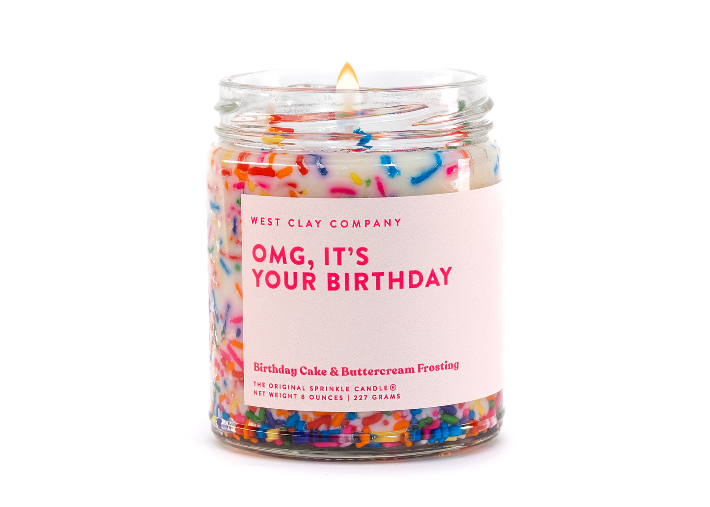 BIRTHDAY SPRINKLE CANDLE - Vanilla Buttercream Sprinkles