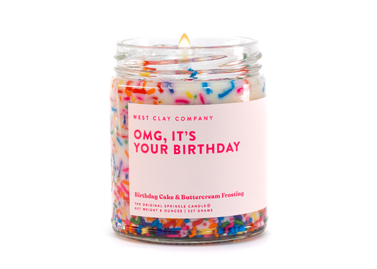 BIRTHDAY SPRINKLE CANDLE - Vanilla Buttercream Sprinkles