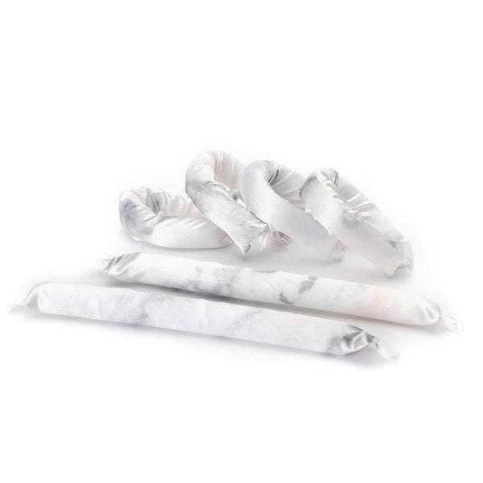 Satin Heatless Pillow Rollers 6pc- Soft Marble